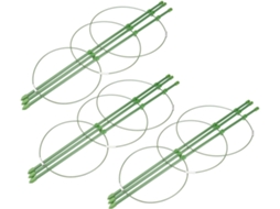 Inoomp Suportes de Ferro para Plantas, 3 Peças, 45cm, para Plantas Trepadeiras no Jardim, com Suporte Vertical e CHABERLU