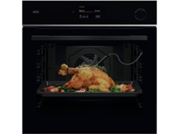 Forno Multifunções AEG TR7PB73FSB (Outlet Grade B - 71 L - AquaClean e Pirólitico -Preto) 