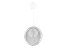 Luz Decorativa Janela Natal Elmo Padrão Acrílico 3d