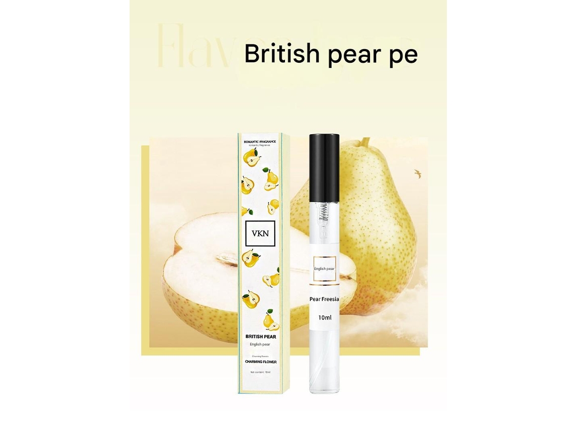 5 frascos, 10 ml, fragrância floral, fragrância duradoura, fragrância floral doce, perfume, frescor diário, caixa de fragrância leve (pêra britânica/22)