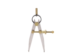 Compás De Asa Ajustável Resistente À Corrosão Para Artesanato De Couro Diy 150mm