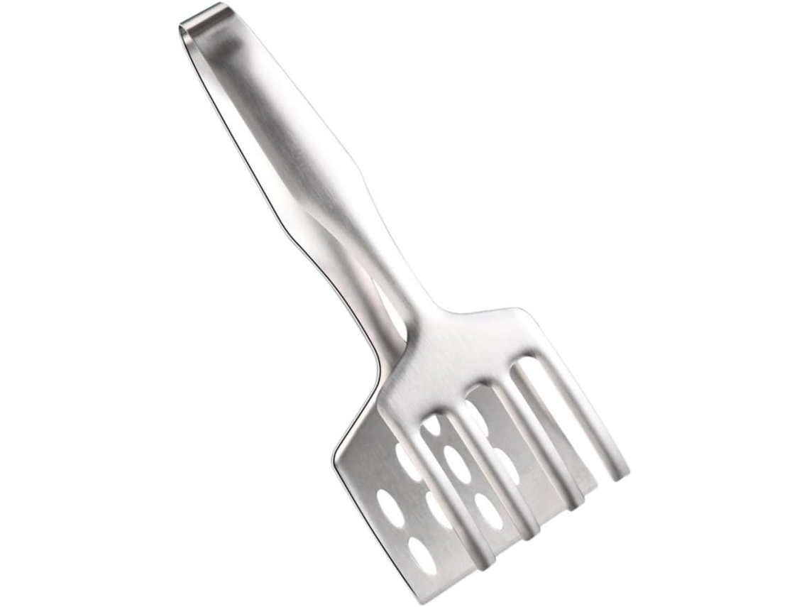 Pinça Multifuncional Ergonômica E Prática Em Aço Inoxidável Supvox Para Churrasco, Carnes, Bifes E Outros Alimentos