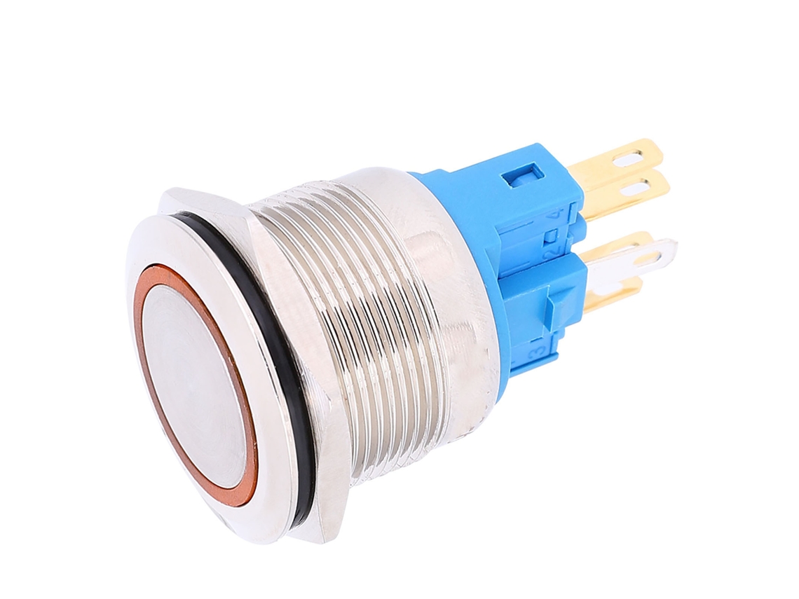 Botão de Reset 6 Pinos 12 24v Ip65