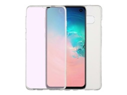 Capa De Tpu Transparente Ultrafina De Dupla Face Com Cobertura Total Para Galaxy S10