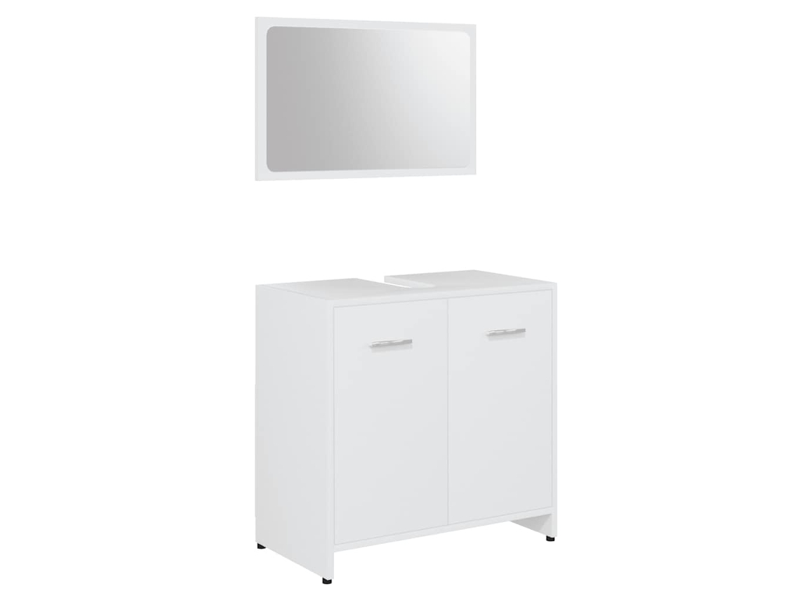 Bathroom Furniture Set, Bathroom Furniture Sets Vidaxl Branco Madeira Processada (n/a)