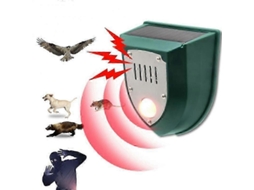 Repelente De Animais, Eliminador Ultrassônico Com Carga Solar Olysi Shop