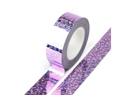 Fita Adesiva, Autoadesiva Com Efeito Holográfico Brilhante Em Folha Sólida, 15 Mm X 5 M