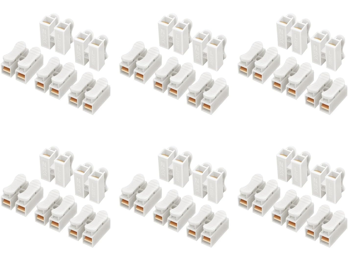 Conectores De Fios| Terminais Elétricos Multifilares Para Eletrônicos Consumo E Iluminação