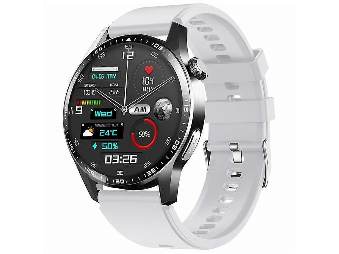 Smartwatch F400 com monitor de pressão arterial, ECG, Bluetooth, chamadas e pulseira de silicone. Ly Ebike