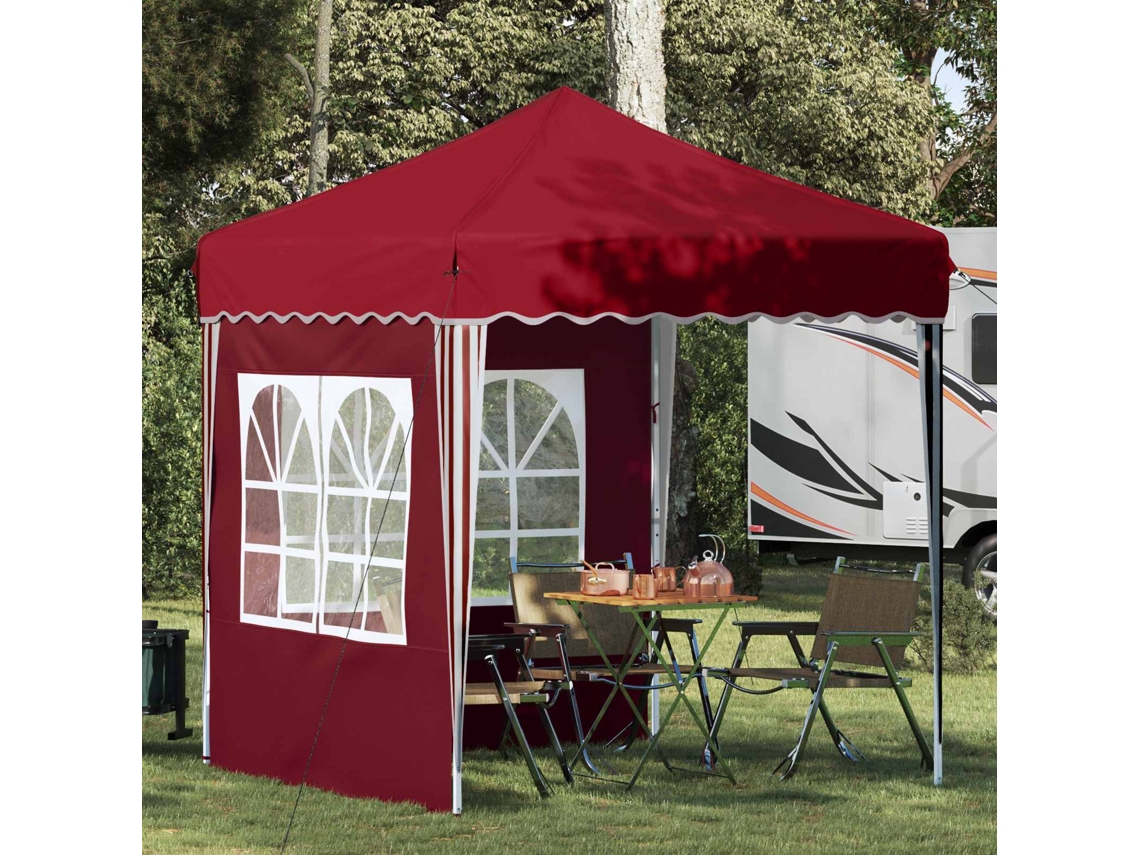 Vidaxl Tenda De Festa Pop-up 195 X 195 X 245 Cm Borgonha Tecido Oxford