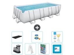 Bestway Piscina Bestway Power Steel Retangular - 549x274x122 Cm - 8-peças S570