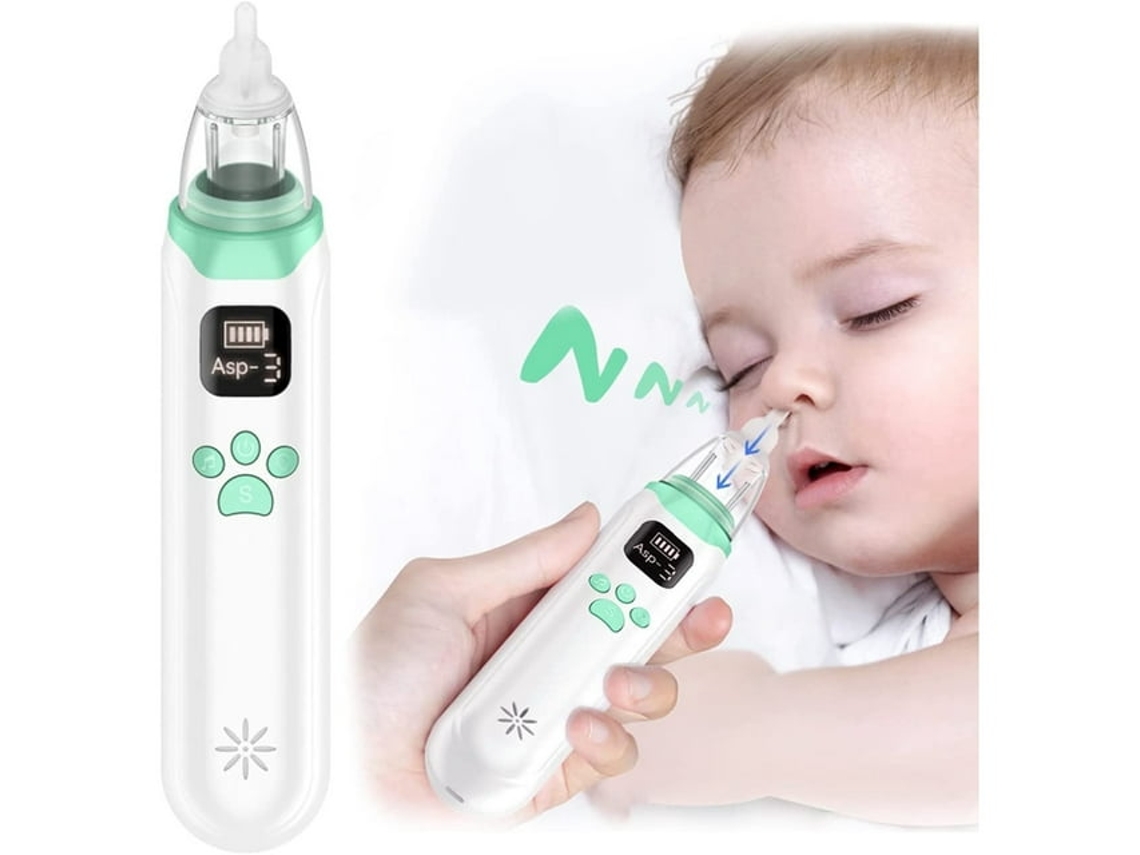 Aspirador Nasal Para Bebê Com 3 Níveis De Sucção E Música 