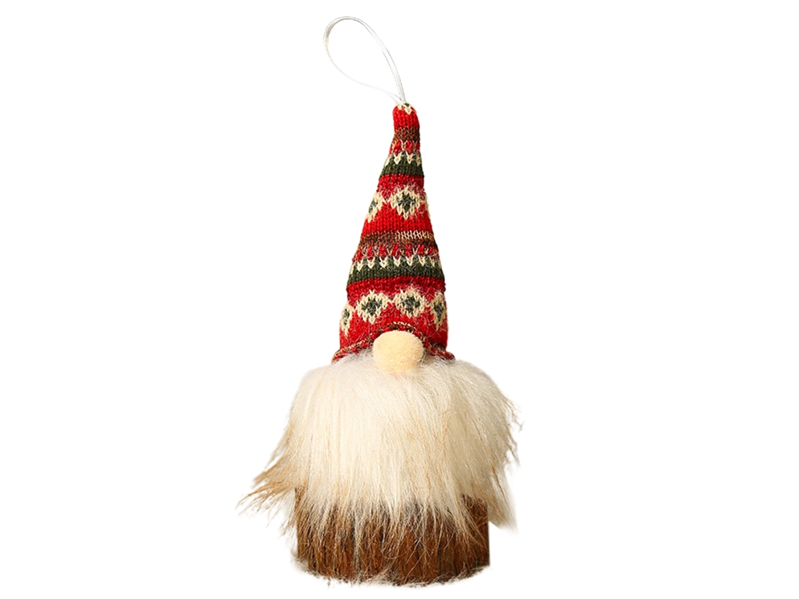 Boneco Rudolph (com Luz, Brilhante, Barba Branca) Eoocoo