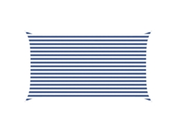 Conjunto 1 Sombra Externa Vidaxl Azul Poliéster (4,5 X 2,5 M)