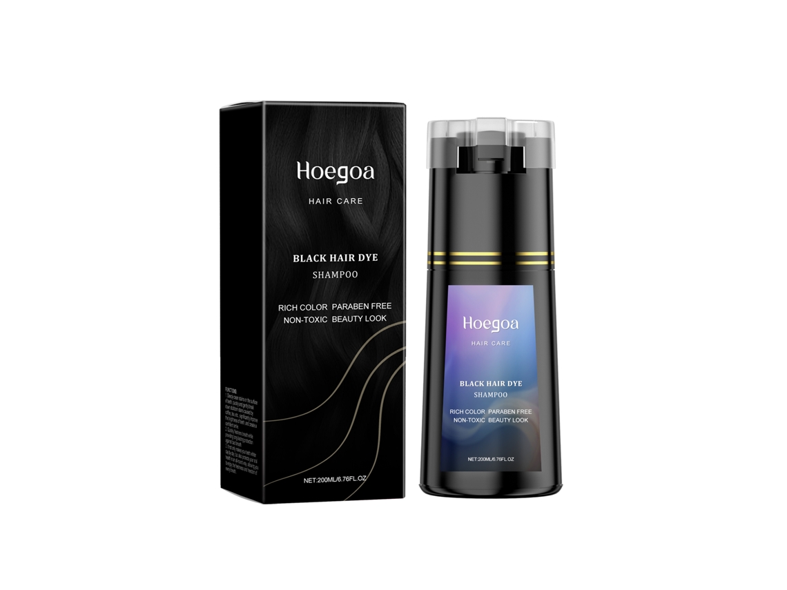 Shampoo Tintura Preto Alta Pigmentação Cabelo