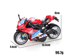 Miniatura da Motocicleta 820rr em Escala 1:12, Feita em Metal Fundido. MDUG