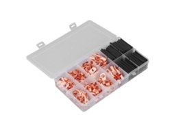 Conjunto De 260 Tubos Terminais Com Capa De Isolamento Laxiscreed, Resistente, Durável E Design Fechado
