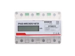 Contador de Energía Trifásico 4 Hilos 7p Kwh Lcd 35mm Rail Din 230 400v 5 a (100)