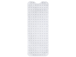 Tapete de Banho Antiderrapante Extra Grande 40 Polegadas X 16 Polegadas MDUG (branco)