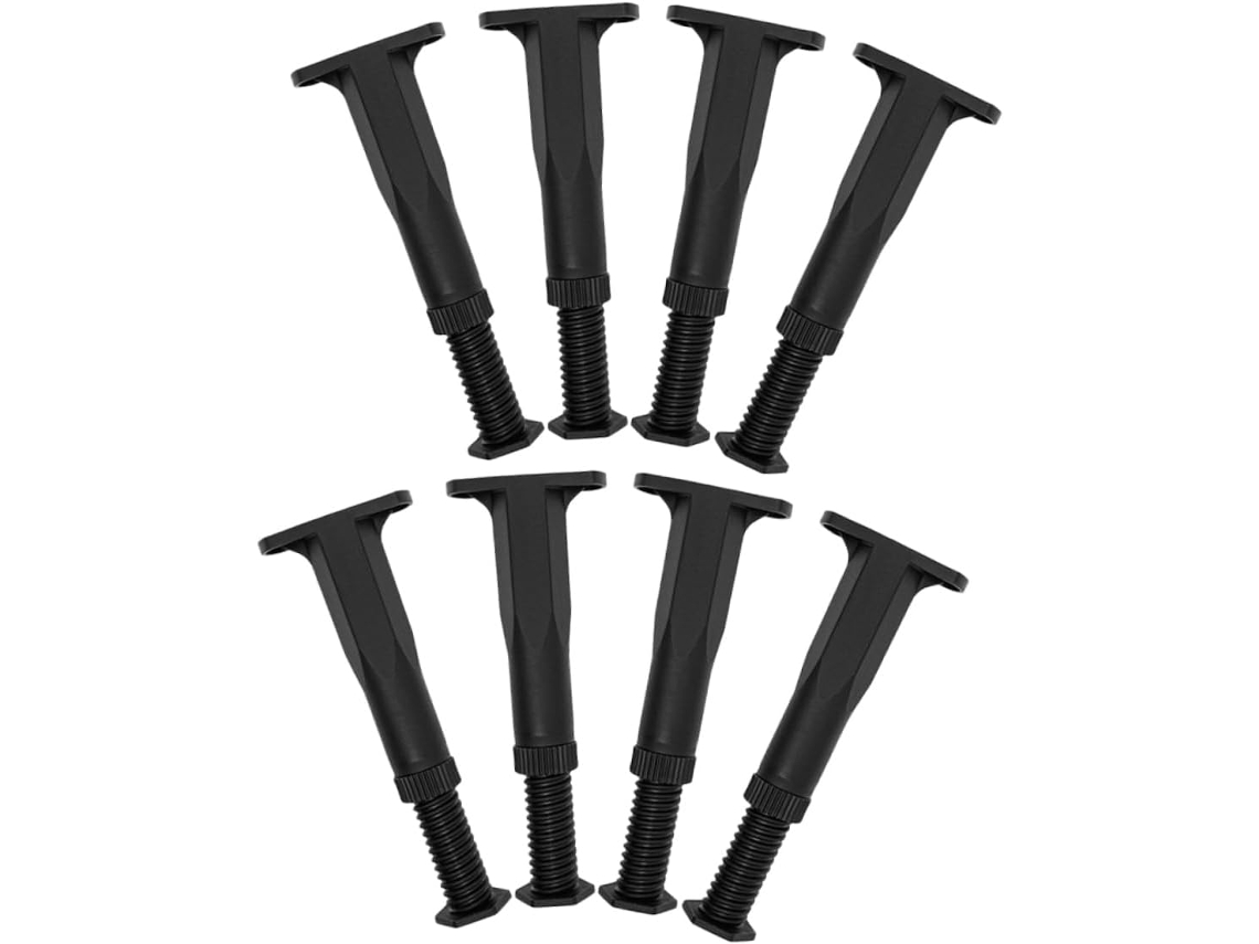 Conjunto De 8 Pés Ajustáveis Para Móveis, Suporte Para Sofá, Cama, Estrutura, Mesa E Armário Ideal Para Substituição De
