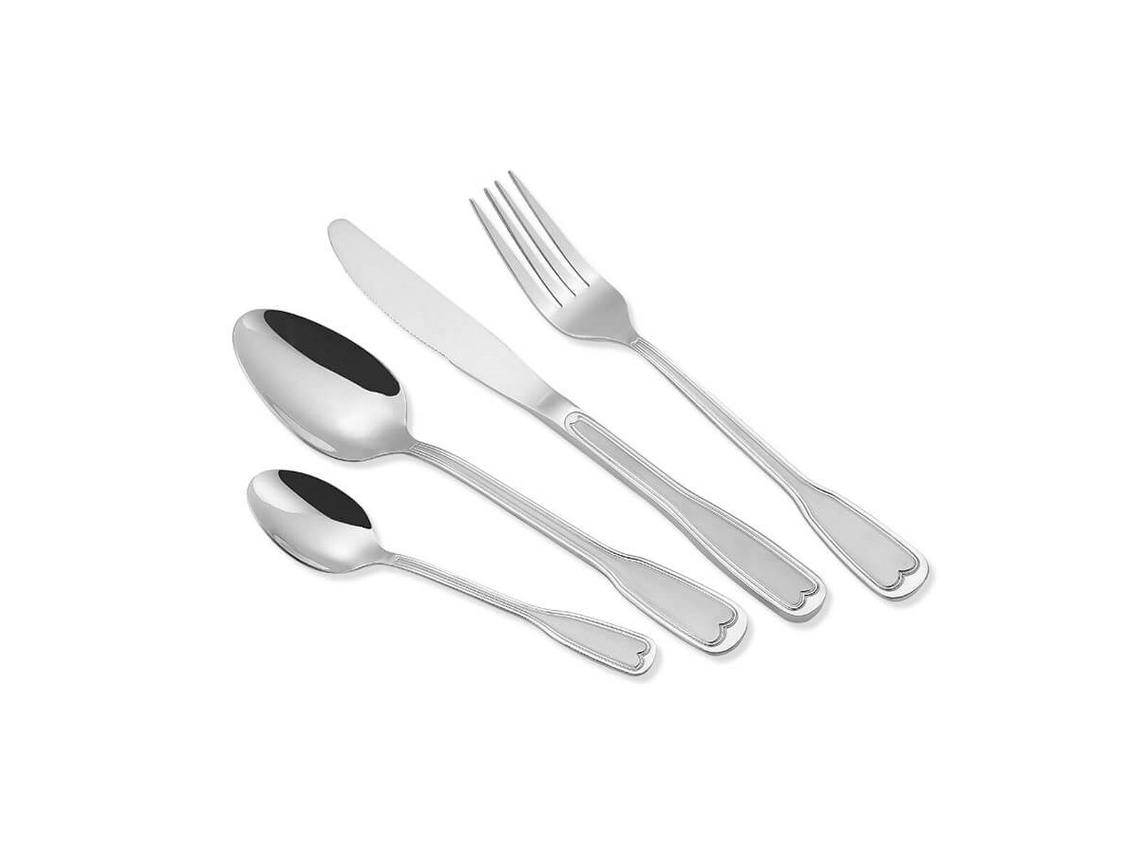 Faqueiro FEEL MAESTRO Mr-1519-24 Aço Inoxidável Prateado