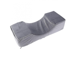 2026 almohada para Pestañas Con Espuma de Memoria Soporte Cervical Lavable Con Bolsillo 50x20x13cm Cinza Escuro