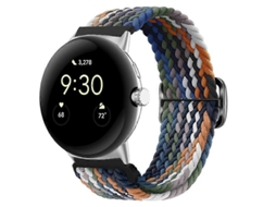 Pulseira De Nylon Trançado Com Fivela Para Relógio Google Pixel