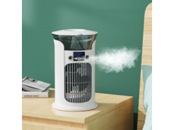 Ventilador de pedestal portátil com umidificador e função de resfriamento, ventilador de mesa com função de resfriamento.