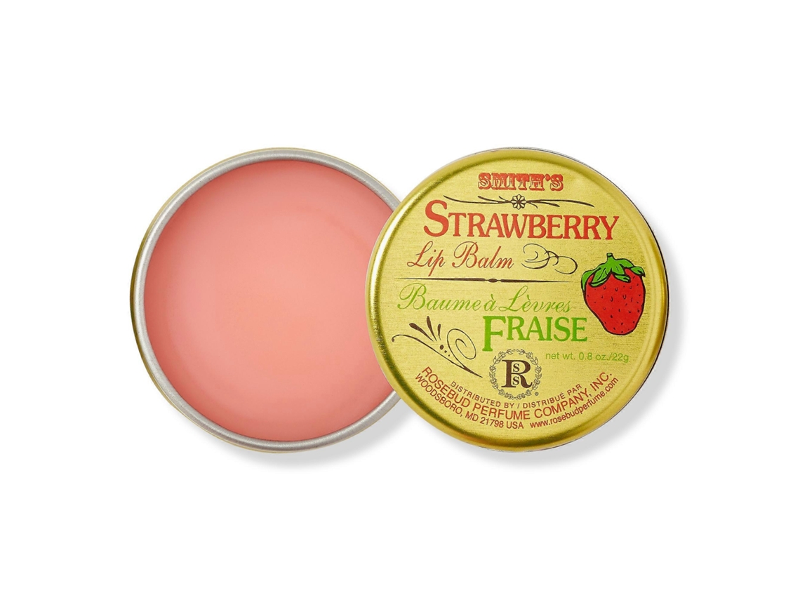 Bálsamo Labial De Morango Da Smith Em Lata, 22g