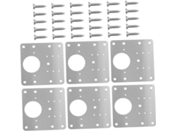 Conjunto De 6 Placas Para Armários Cozinha, Duráveis E Com Silencioso.