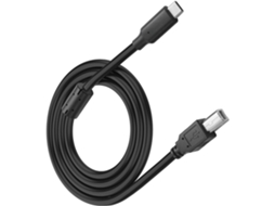 Cabo Usb-c Tipo B Para Scanner E Impressora, Cabo De Dados Usb 2.0 Com Configuração.