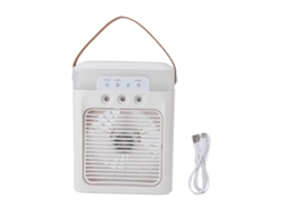 Ventilador de Mesa Portátil Nebulizador 400ml Usb, Aromaterapia, Resfriamento, Branco | S/MARCA