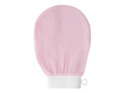 Luvas de Esfoliação Profunda (1 Unidade) Luvas de Limpeza Facial 100% Fibra de Viscose MDUG (rosa)
