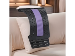 Lurelia Suporte Lombar Para Costas Ergonómico Ajustável Terapia Magnética Preto