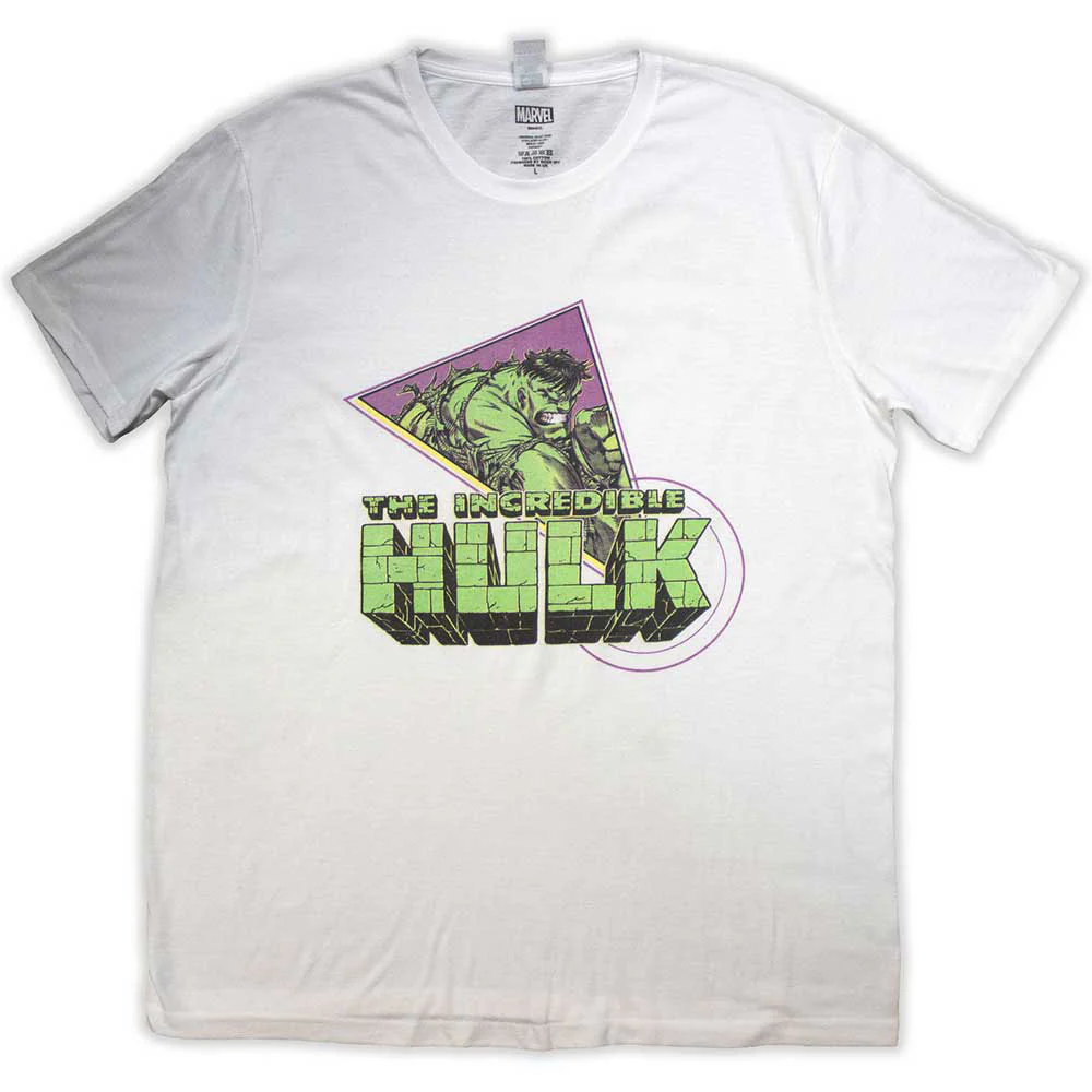 Rockinstone Marvel Comics Hulk Triangle T-shirt Classic（s）