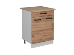 Móvel de Cozinha R Line 60cm Carvalho Carvalho Dourado Branco VICCO Opt.2