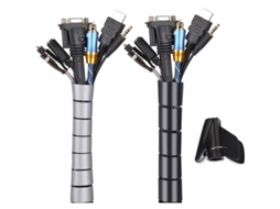 Kit de mangueiras organizadoras de cabos, proteção para carro, TV, computador, AQUAFORGE