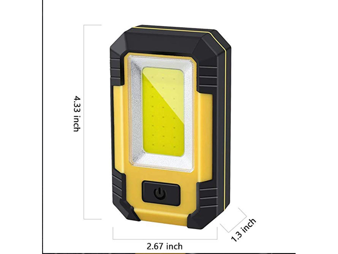 Laxiscreed Luz Led Super Brilhante Com 3 Modos De Iluminação E Carregamento Por Usb