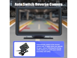 Receiver Mp5 Player 7'' Touchscreen Backup Camera Bt 5.0 Fm Appleplay Android Auto