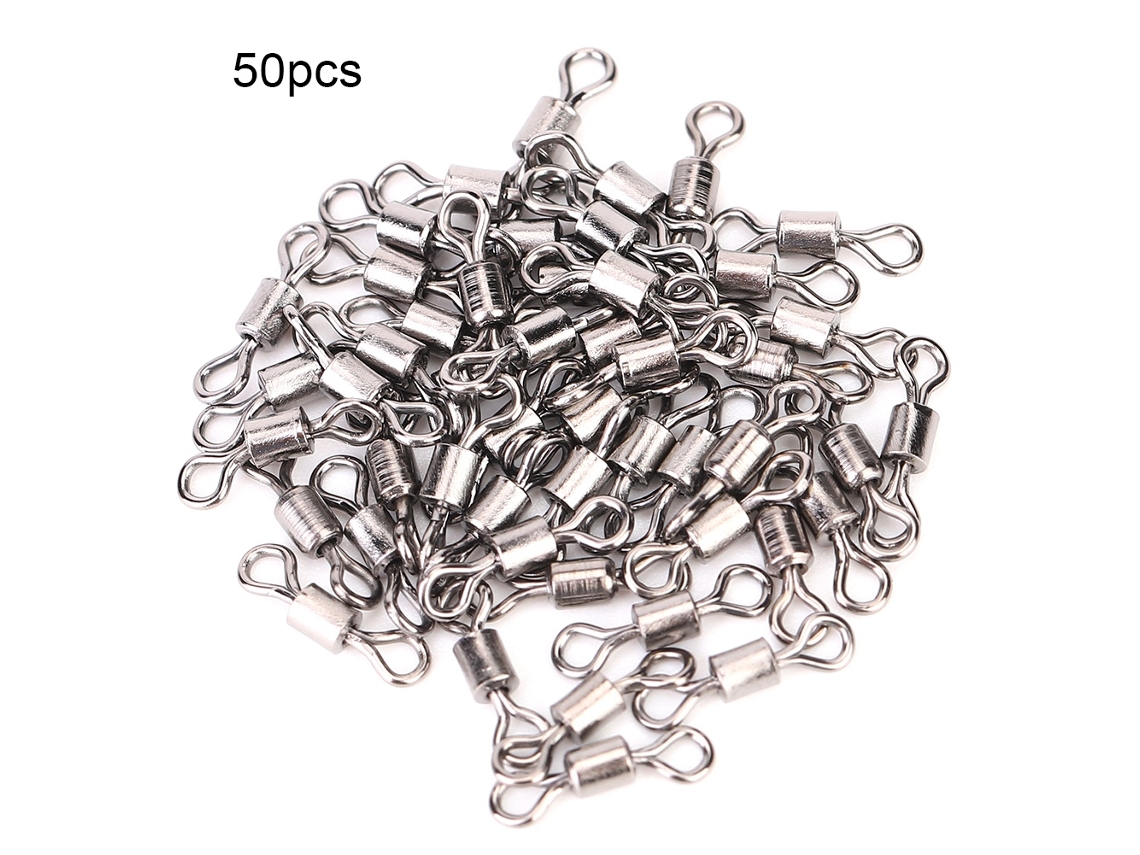 Conector de Pesca Aço Inoxidável 50pcs 10