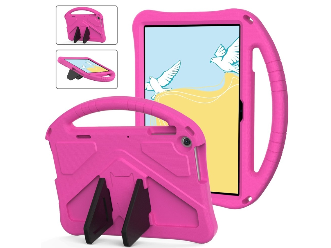 Capa rosa em EVA para Lenovo Tab M10 (3ª geração) Antichoque