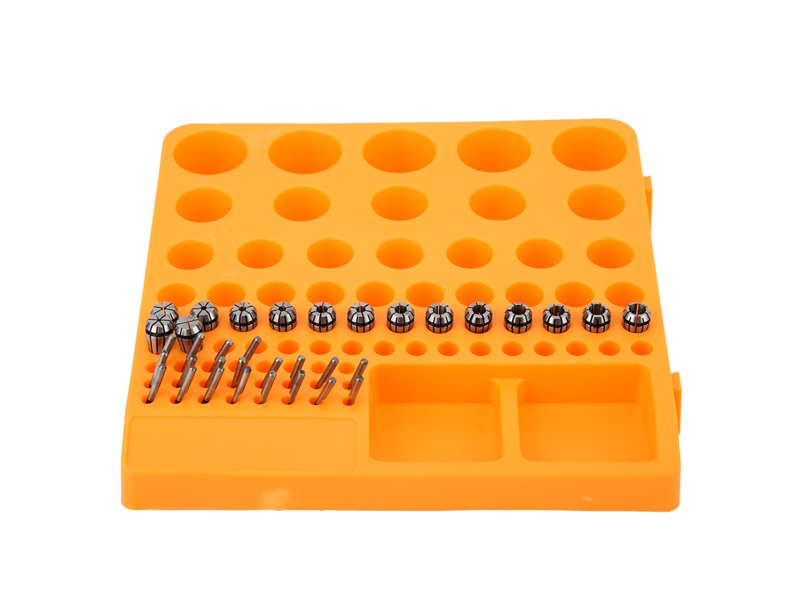 Conjunto De Mandrins Er11 Laxiscreed Para Fresas Cnc E Gravação Com Armazenamento Compacto