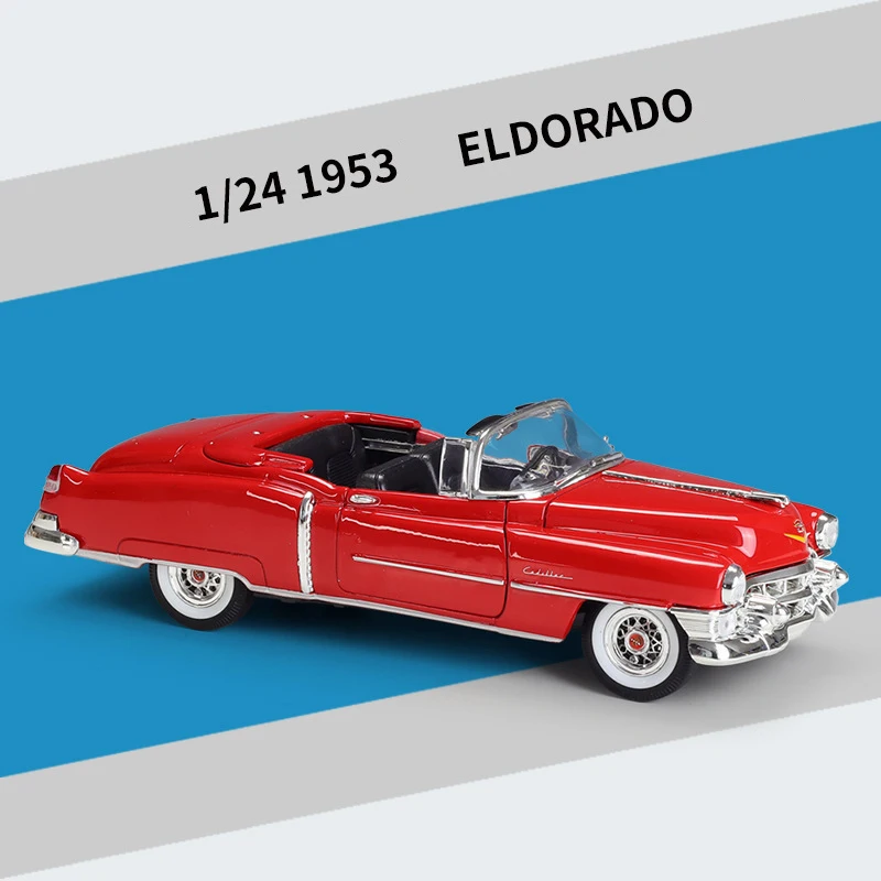 (vermelho) Miniatura De Carro Em Escala 1:24 Feita Em Metal Fundido E Modelo De Carro De Brinquedo