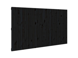 Wall Headboard, Wall Headboards Vidaxl Preto Madeira De Pinho (204 X 110 Cm)
