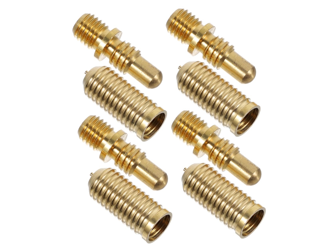 Conjunto De 4 Parafusos E Extensões Para Tacos Bilhar, Acessórios