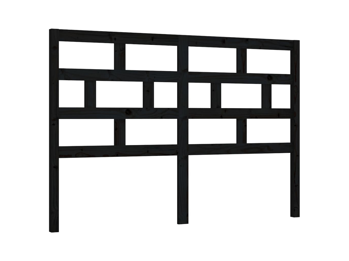 Cabeceira de Cama 156x4x100 Cm Pinho Maciço Marrom MAISON EXCLUSIVE