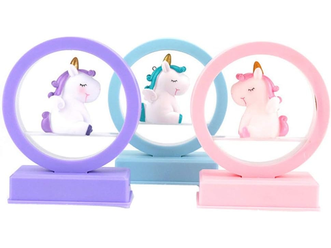 Unicórnios Para Decoração De Natal Infantil, Brinquedo De Unicórnio Com Luz Led, Luminária De Mesa/noturna.