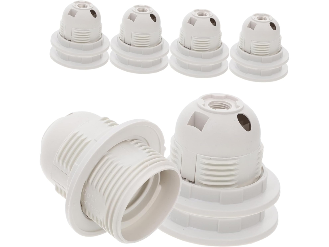 Conjunto De 10 Soquetes Para Lâmpadas De Chão Compatíveis Com Abajures.