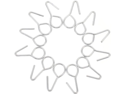Ganchos Em S De Metal De 28 Mm, 200 Peças, Suporte Para Fixação De Almofadas