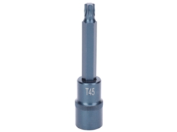 Ponta De Parafusadeira Estrela S2 Aço Liga Métrica Chave Ferramenta 100xt45 7mm